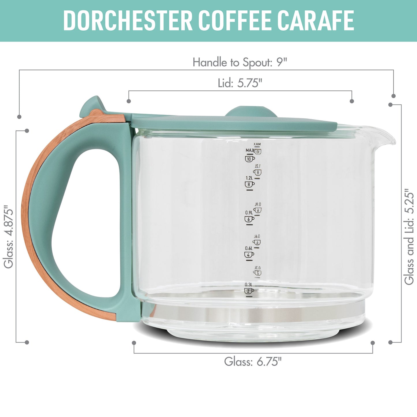 Dorchester Ultra Carafe, Silt - 75057