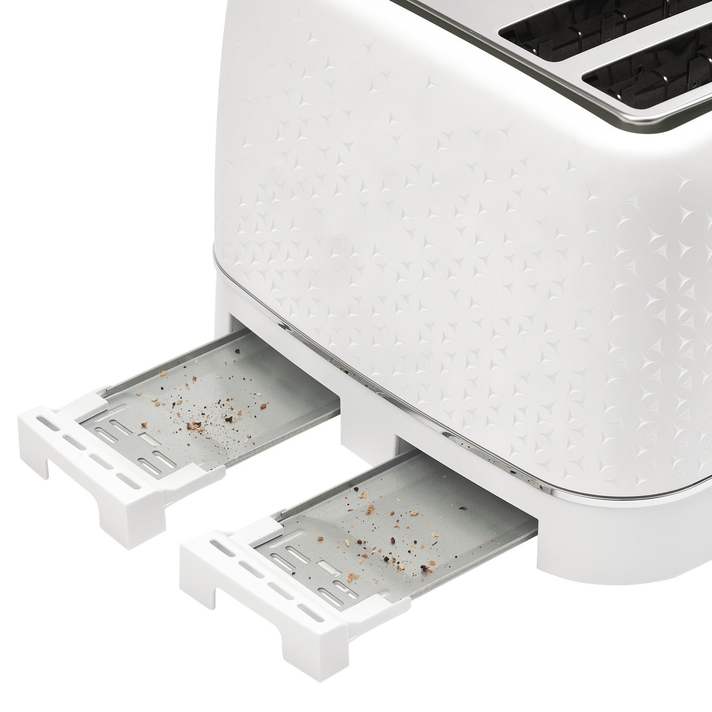 Starbeck Bright White 4 Slice Toaster