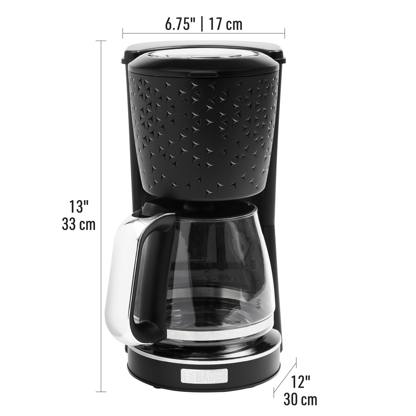 Starbeck Coffee Maker, Black & Chrome - 75129