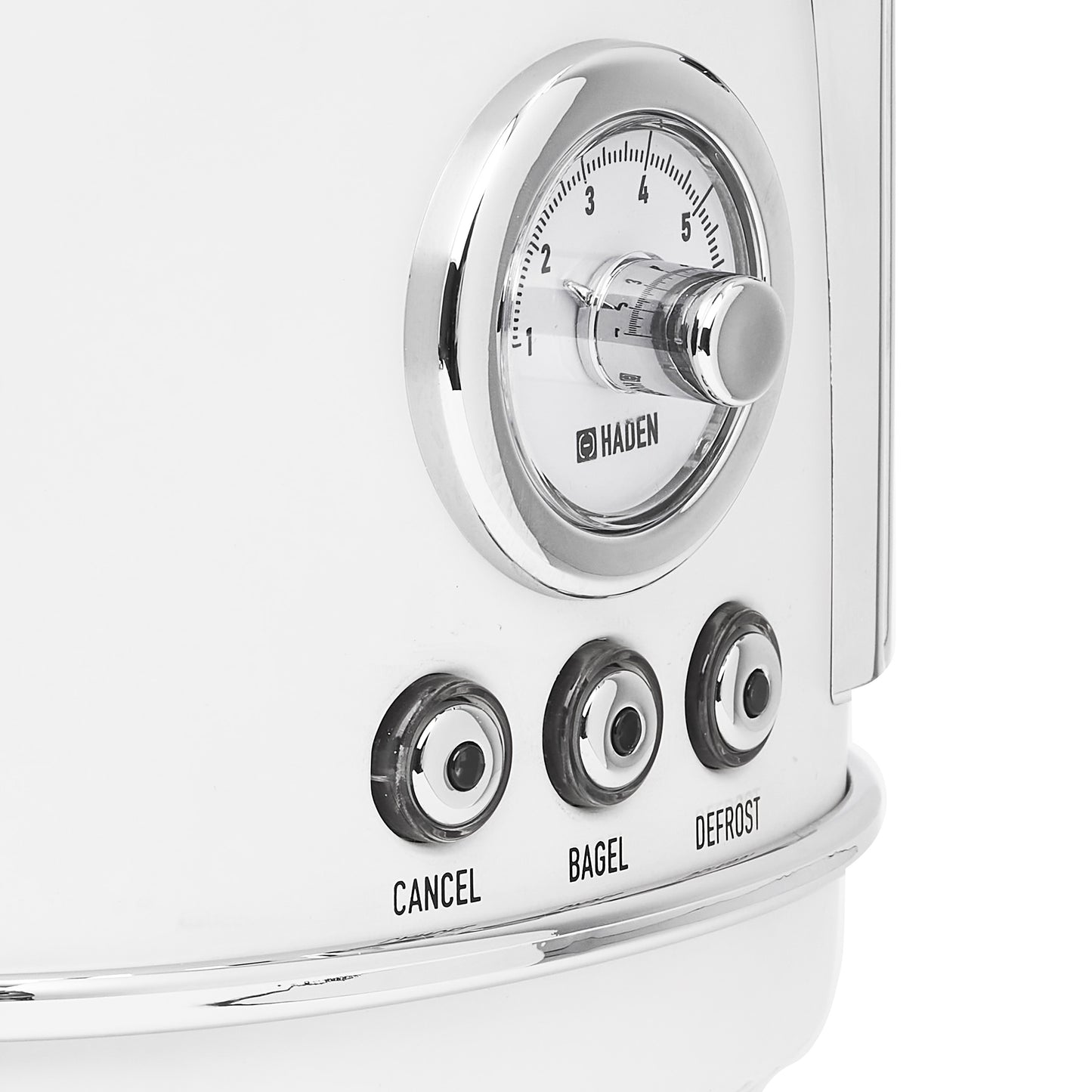 Chelsea 2-Slice Toaster, Ivory & Chrome - 75163