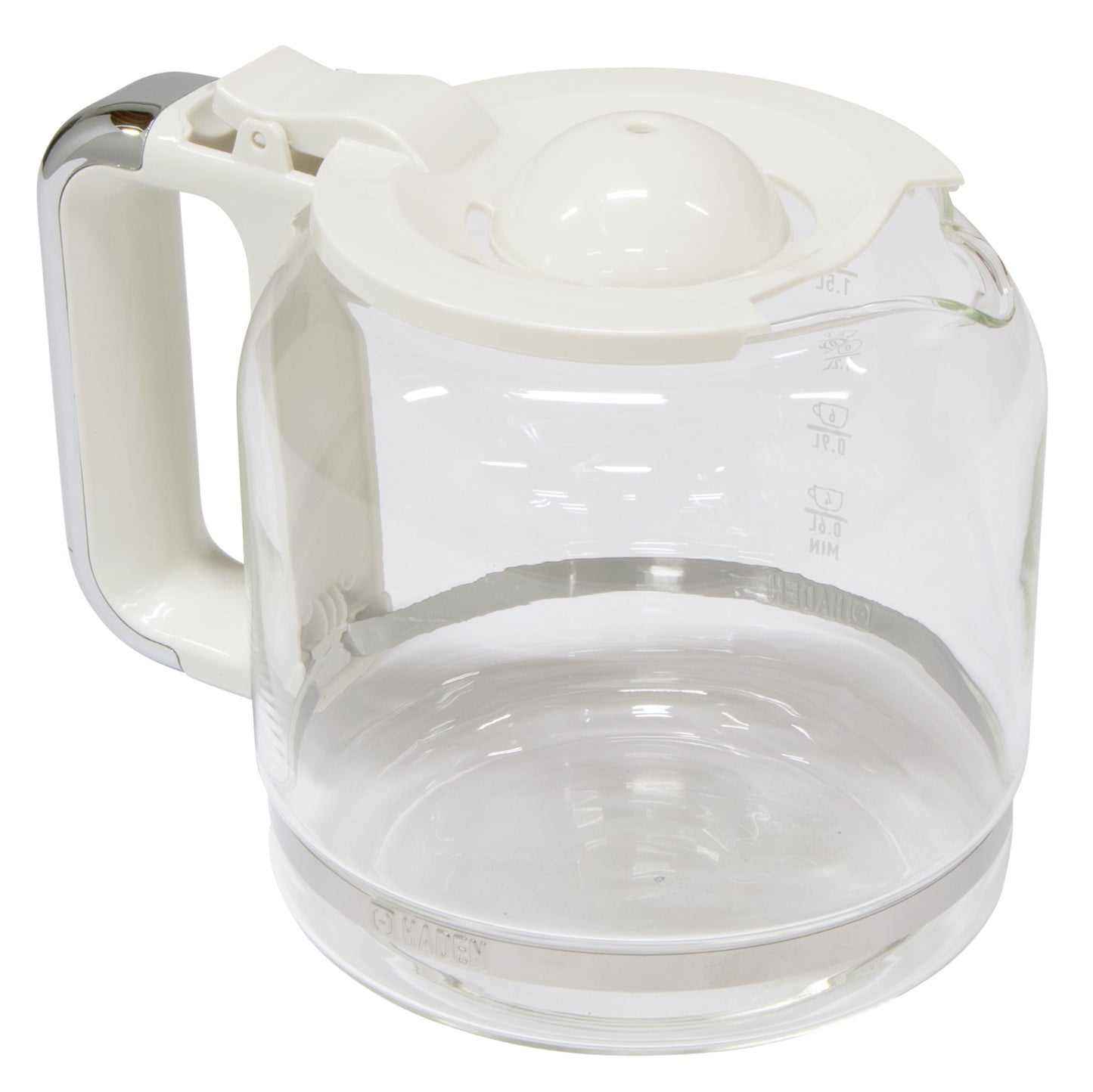 Quintessential Brew Carafe, Ivory & Chrome - 75542