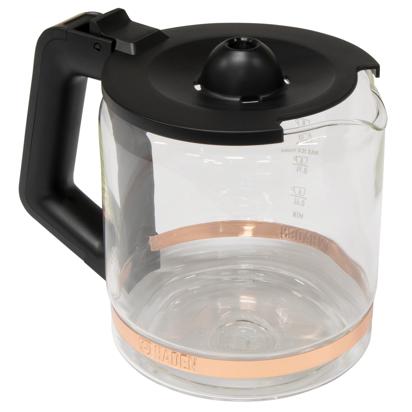 Dual Brew Carafe, Black & Copper - 75547