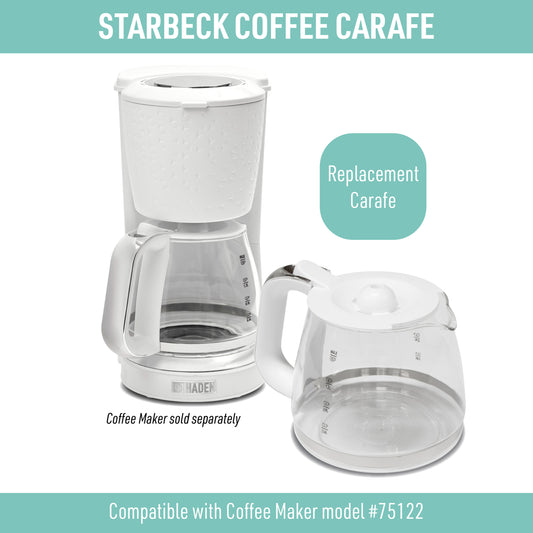 Starbeck Carafe, Bright White & Chrome - 75551