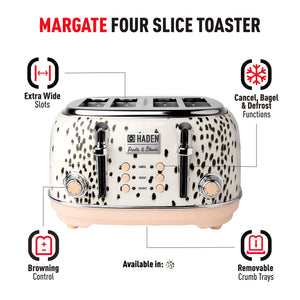 Margate Poodle & Blonde 4-Slice Toaster