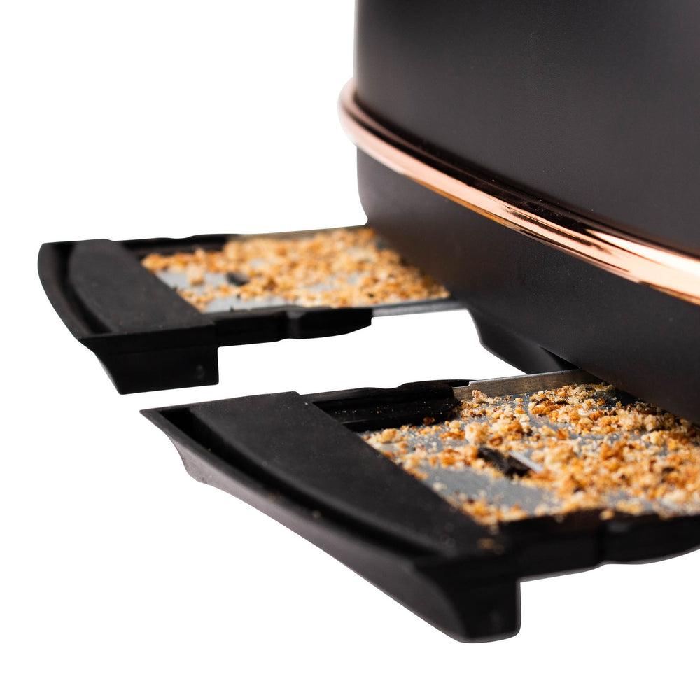 Heritage Black & Copper 4-Slice Toaster