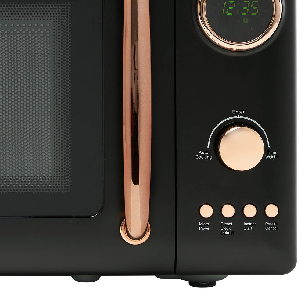 Haden Black & Copper Microwave