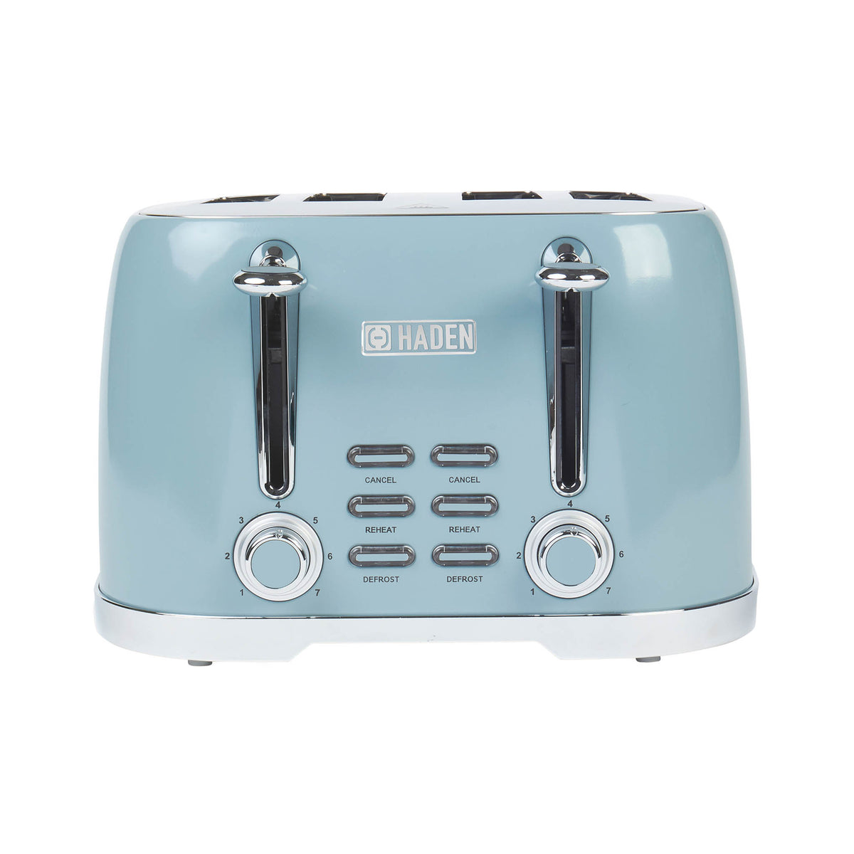 Kenmore 4-Slice Red Stainless Steel Toaster, Dual Controls, Wide Slot