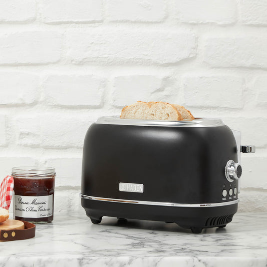 Heritage 2-Slice Toaster, Black & Chrome - 75097
