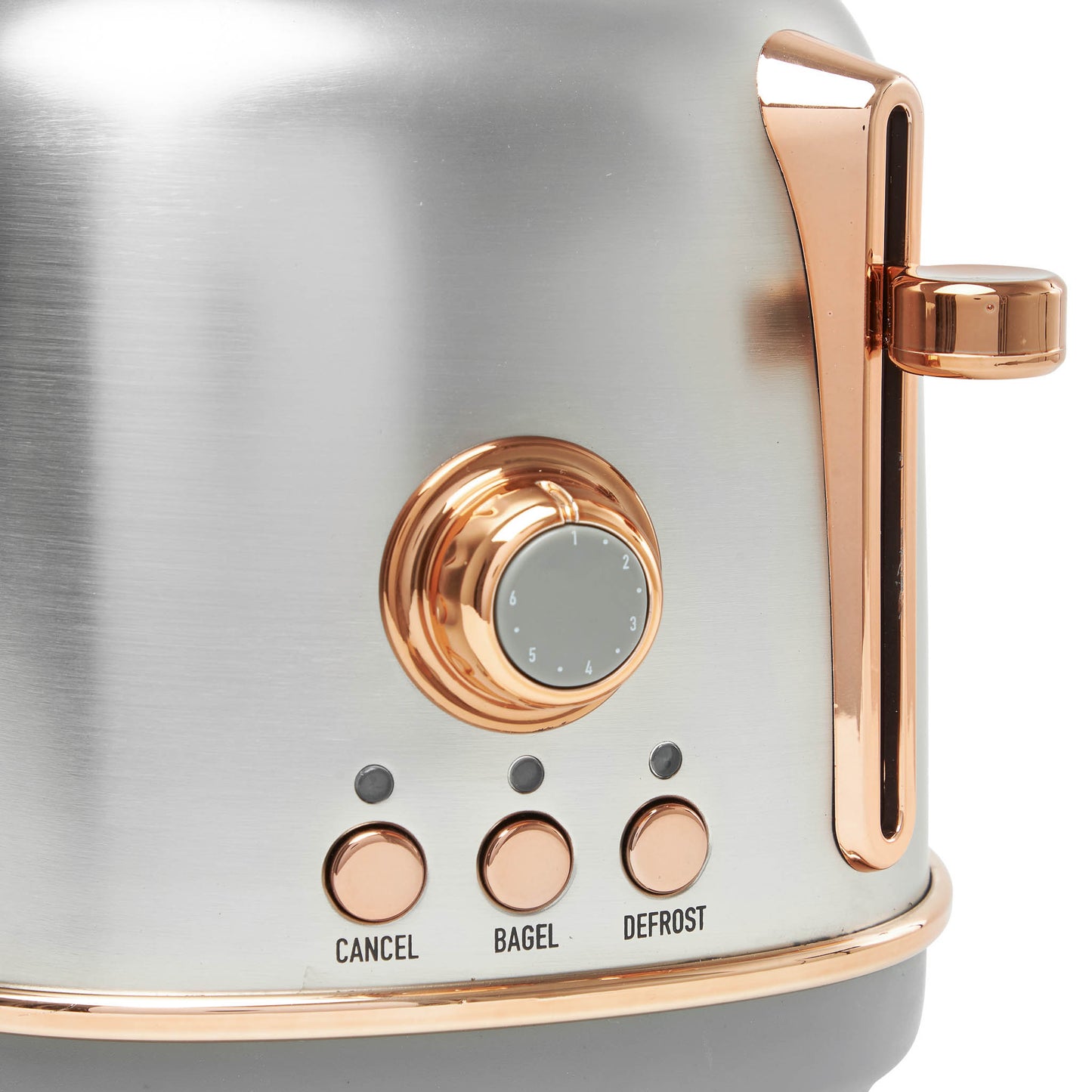 Heritage 2-Slice Toaster, Stainless Steel & Copper - 75105