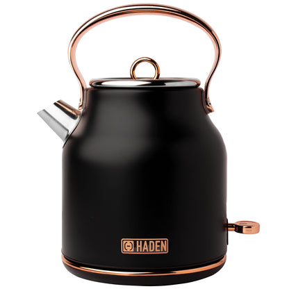 Heritage Black & Copper Electric Kettle