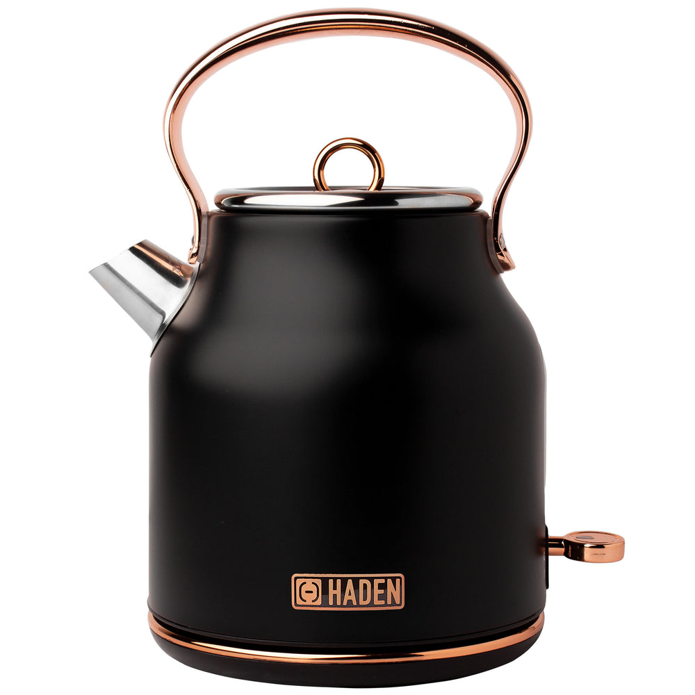Heritage Black & Copper Electric Kettle
