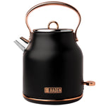 Heritage Black & Copper Electric Kettle