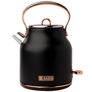 Heritage Black & Copper Electric Kettle