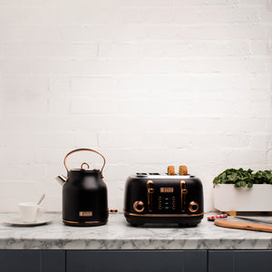 Heritage Black & Copper Electric Kettle