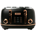 Heritage Black & Copper 4-Slice Toaster