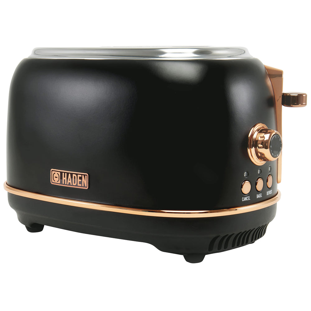 Heritage 2-Slice Toaster, Black & Copper - 75059