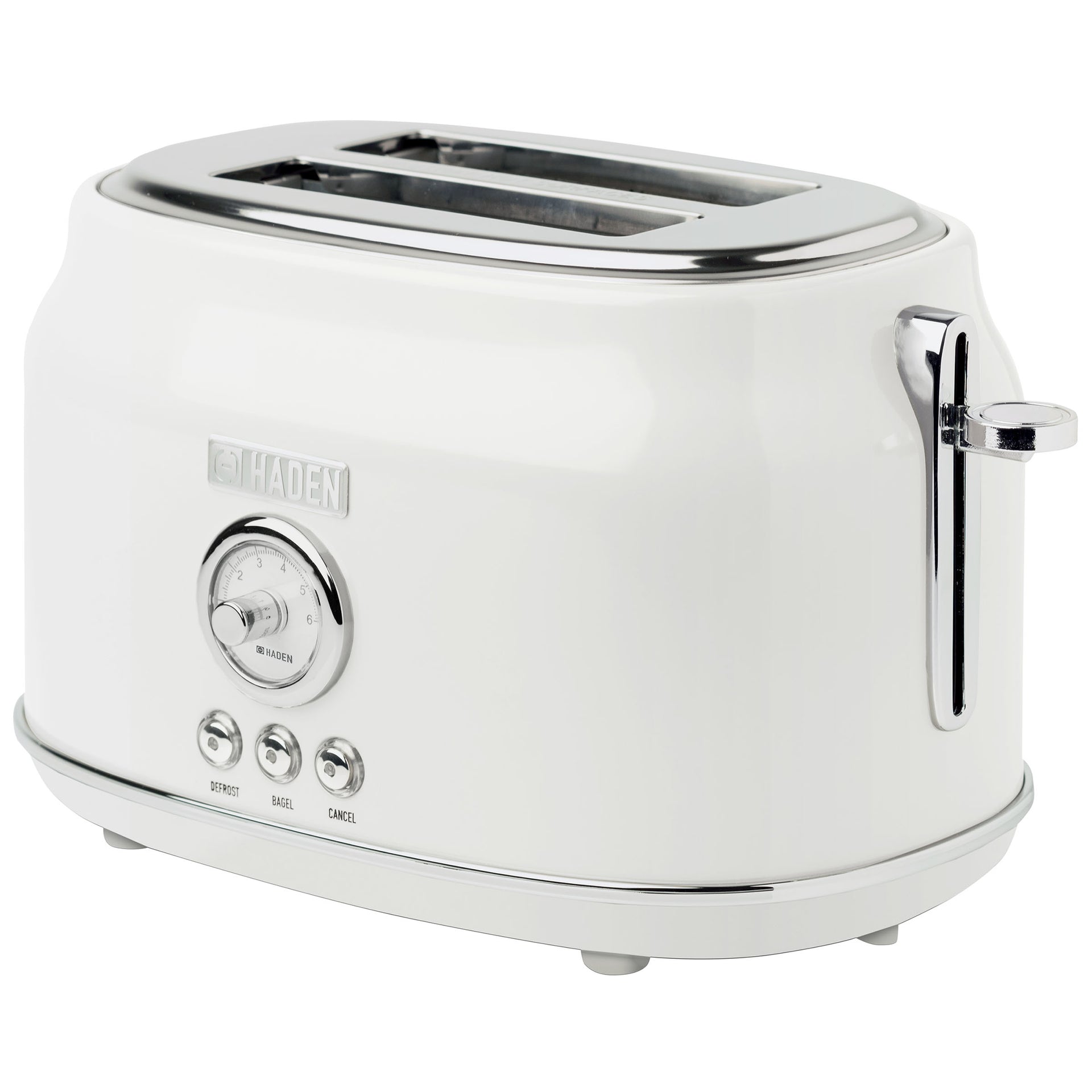 Dorset 2-Slice Toaster, Ivory & Chrome - 75074