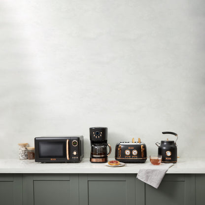Haden Black & Copper Coffee Machine