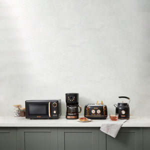 Haden Black & Copper Coffee Machine