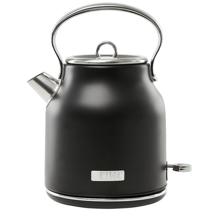 Heritage Electric Kettle, Black & Chrome - 75095