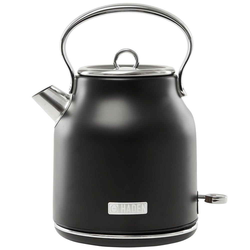 Heritage Electric Kettle, Black & Chrome - 75095