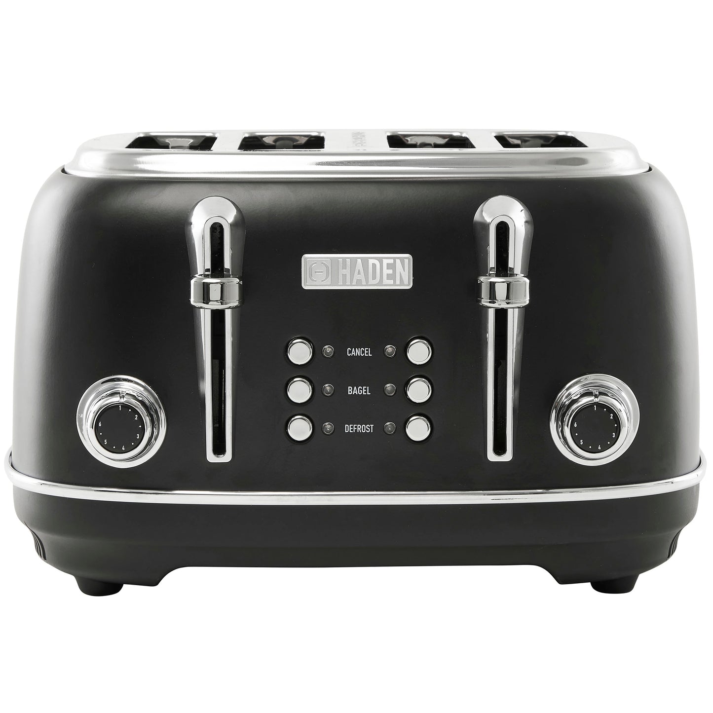 Heritage 4-Slice Toaster, Black & Chrome - 75096