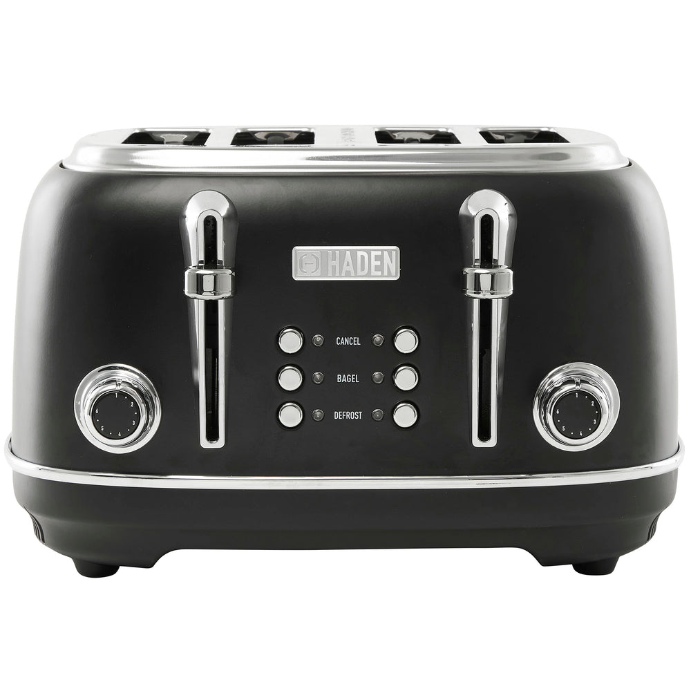 Heritage 4-Slice Toaster, Black & Chrome - 75096
