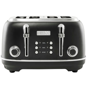 Heritage 4-Slice Toaster, Black & Chrome - 75096