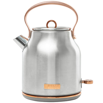 Heritage Electric Kettle, Stainless Steel & Copper - 75103