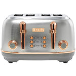 Heritage 4-Slice Toaster, Stainless Steel & Copper - 75104