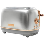 Heritage 2-Slice Toaster, Stainless Steel & Copper - 75105