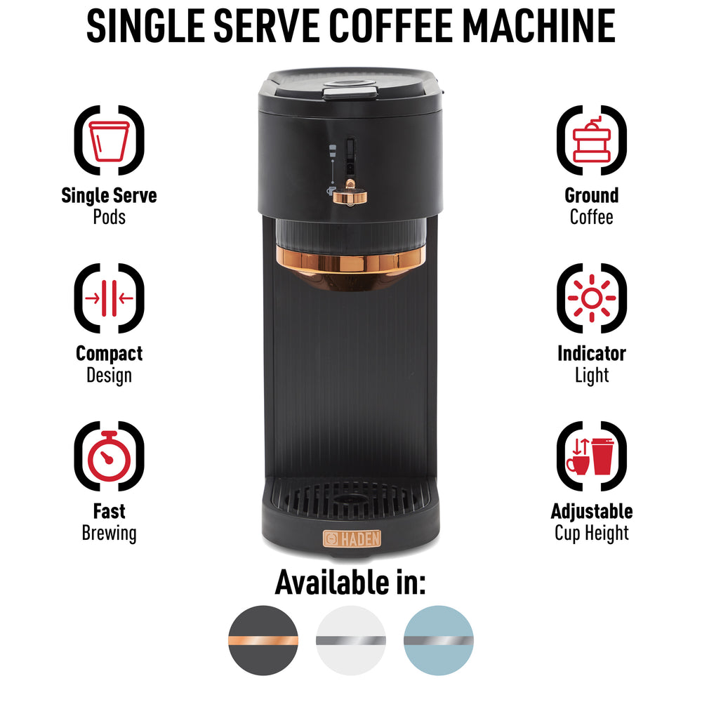 HADEN Single Coffee and Black Hadenusa Copper Machine – Serve