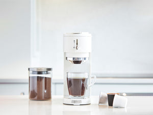 HADEN Single Serve Coffee Machine Ivory and Chrome – Hadenusa