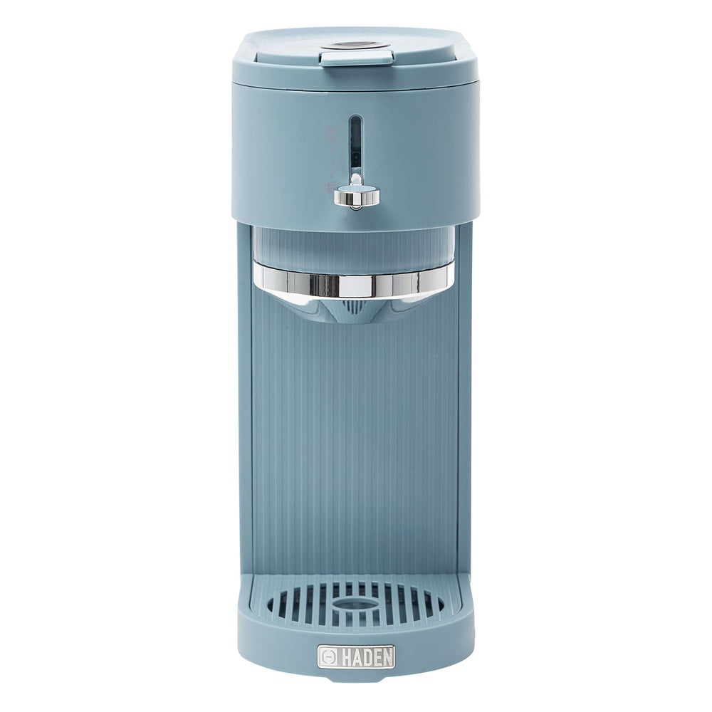 HADEN Single Serve Coffee Machine Sky Blue and Chrome