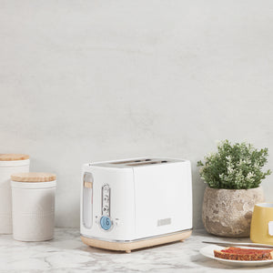 Dorchester 2 Slice Toaster Matte White