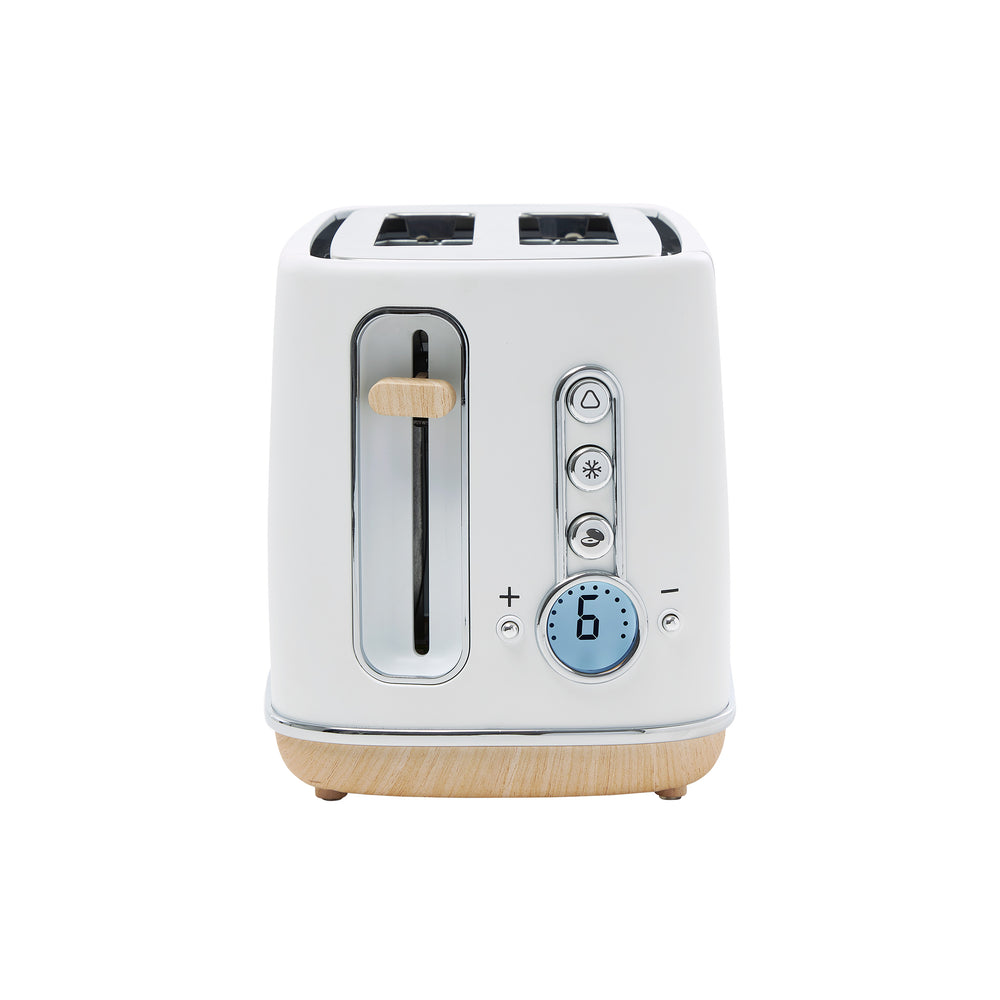 Dorchester 2 Slice Toaster Matte White 75111 Hadenusa