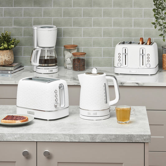 Starbeck Bright White 2 Slice Toaster