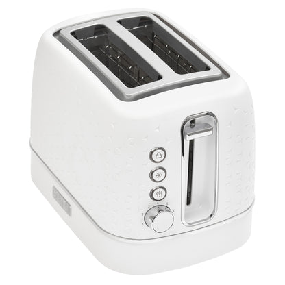 Starbeck Bright White 2 Slice Toaster