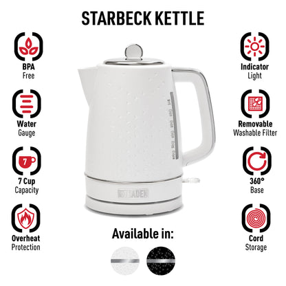 Starbeck Electric Kettle, Bright White - 75119