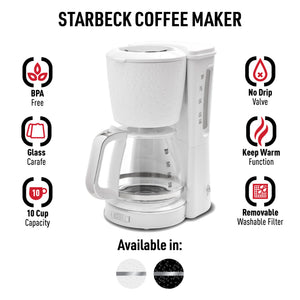Starbeck Coffee Maker, Bright White - 75122