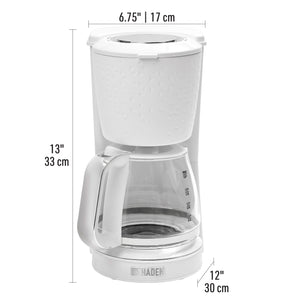 Starbeck Coffee Maker, Bright White - 75122