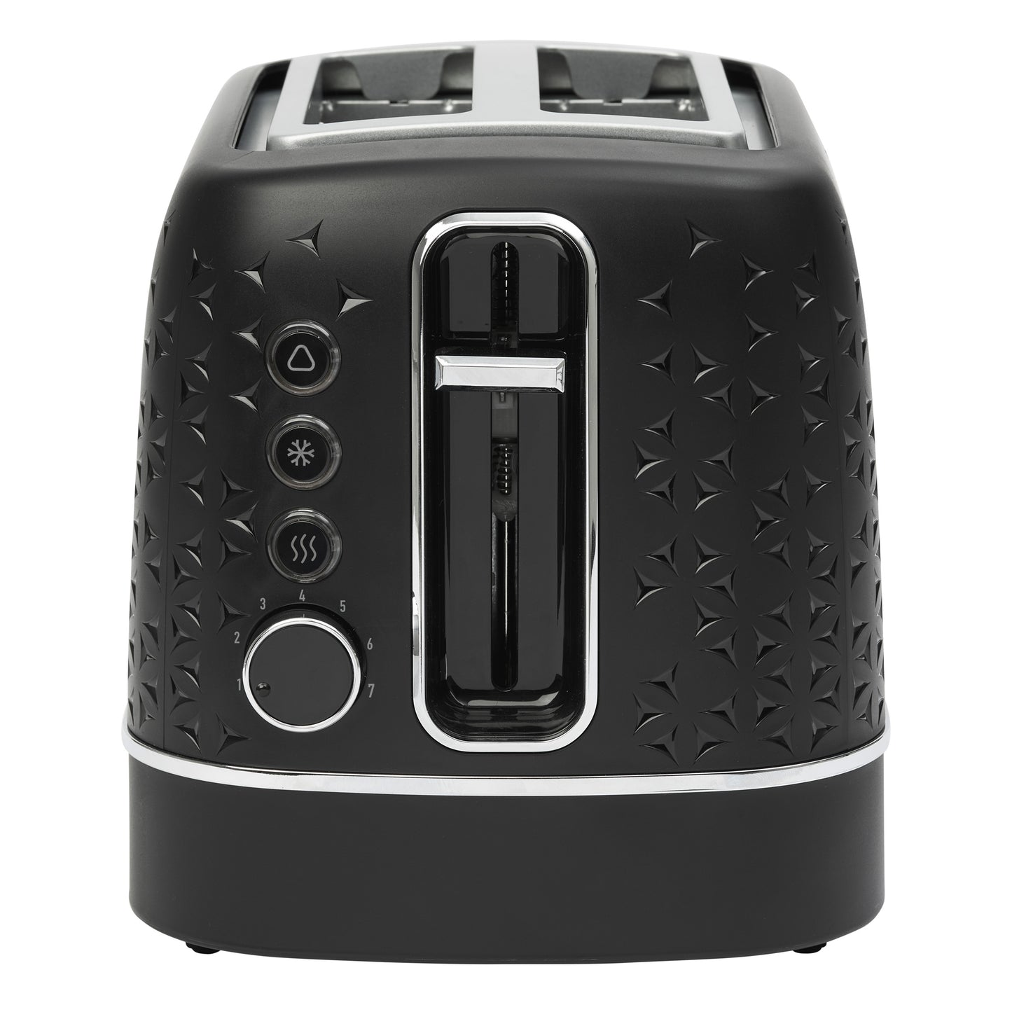 Starbeck Black & Chrome 2 Slice Toaster
