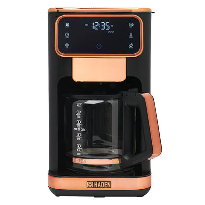 Dual Brew 10 Cup Hot and Ice Coffee Maker Black & Copper - 75144