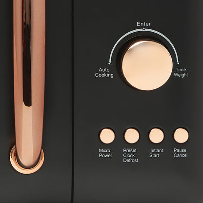 Haden Microwave Black & Copper - 75149