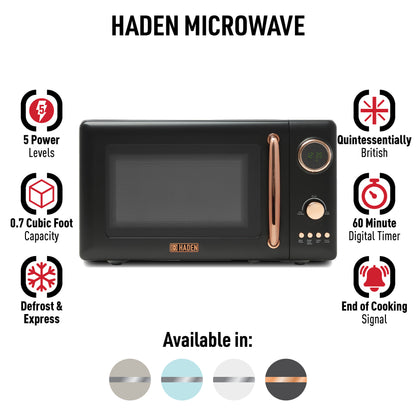 Haden Microwave Black & Copper - 75149