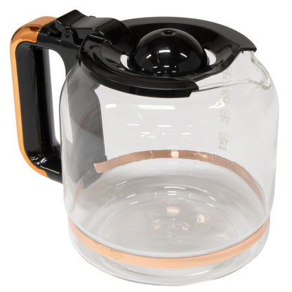 Quintessential Brew Carafe, Black & Copper - 75541