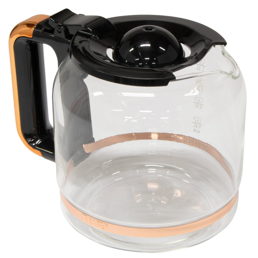 Quintessential Brew Carafe, Black & Copper - 75541