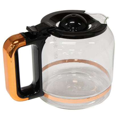 Quintessential Brew Carafe, Black & Copper - 75541