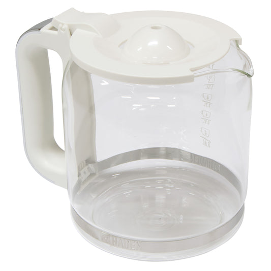 Generous Brew Carafe, Ivory & Chrome - 75544