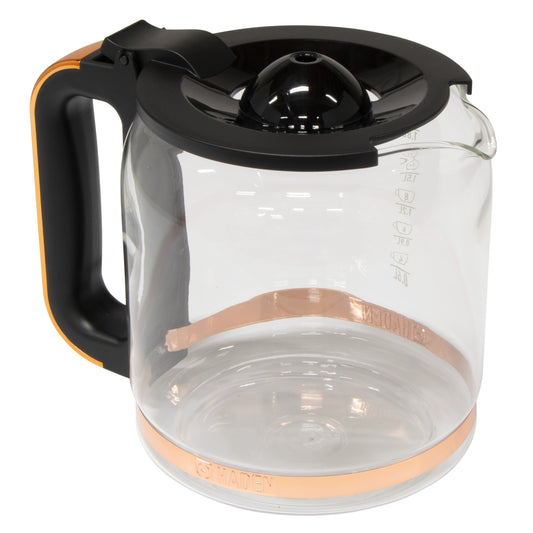 Generous Brew Carafe, Black & Copper - 75545